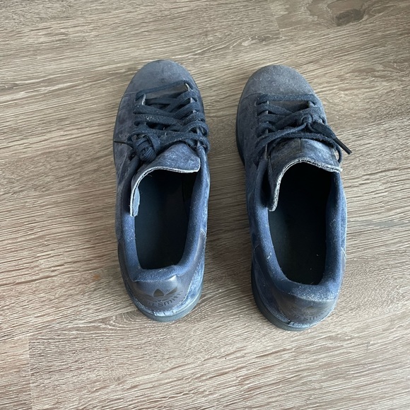 adidas stan smith - night indigo suede sneakers - sz 9 mens - Picture 4 of 11